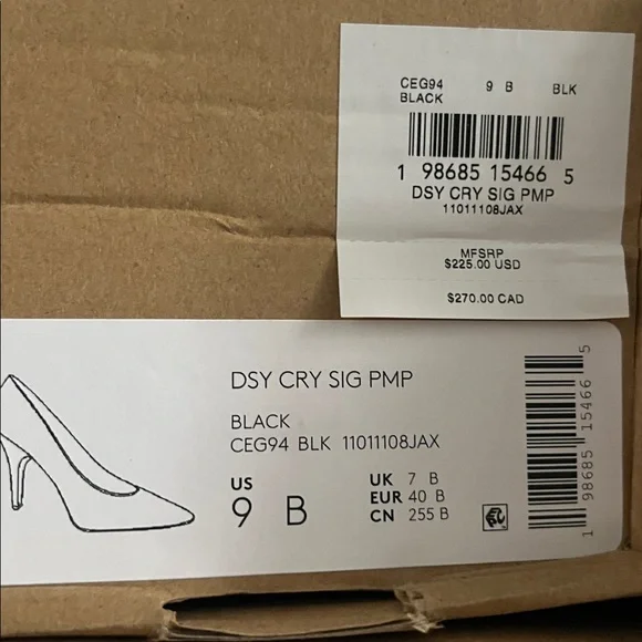 Coach Womens Daisy Pump in Crystal Signature Jacquard - Picture 6 of 7